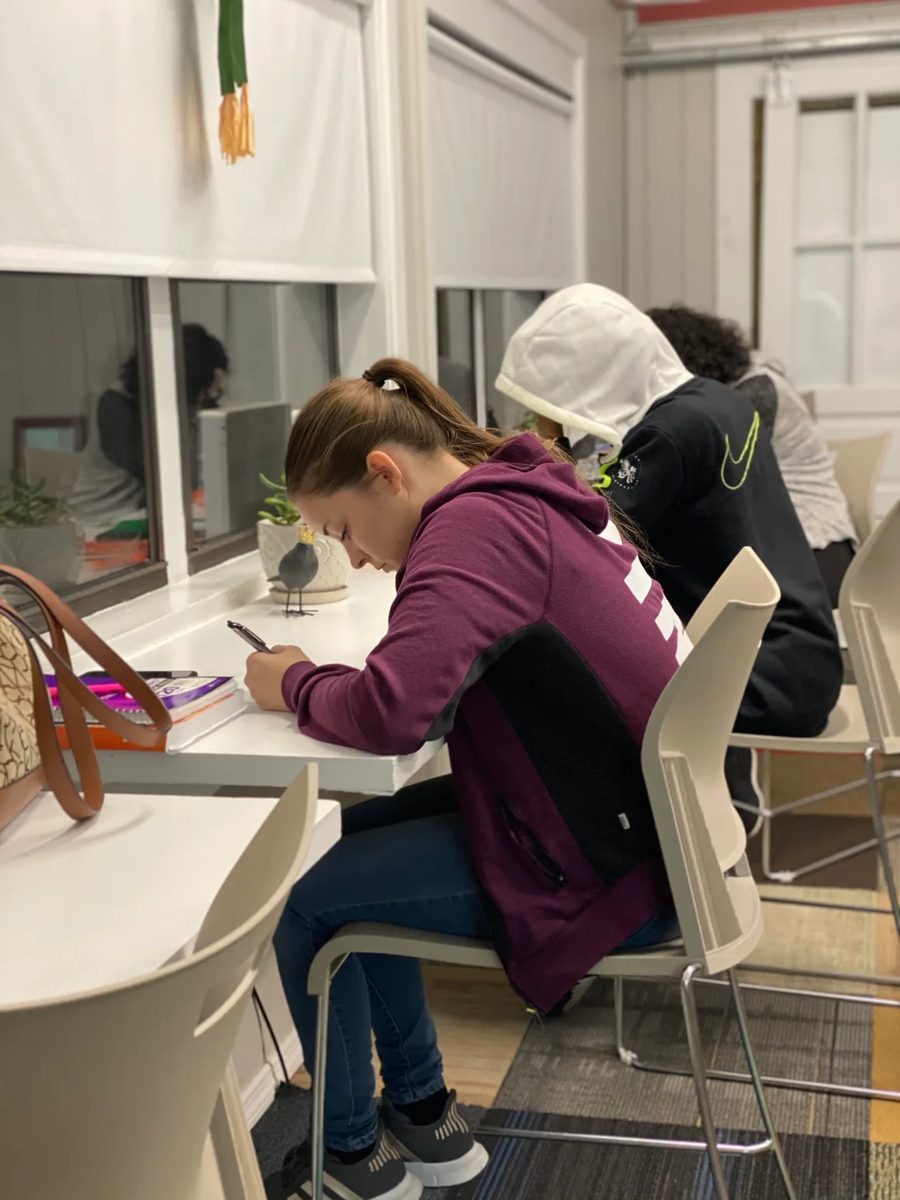Students studying at First Class Real Estate School