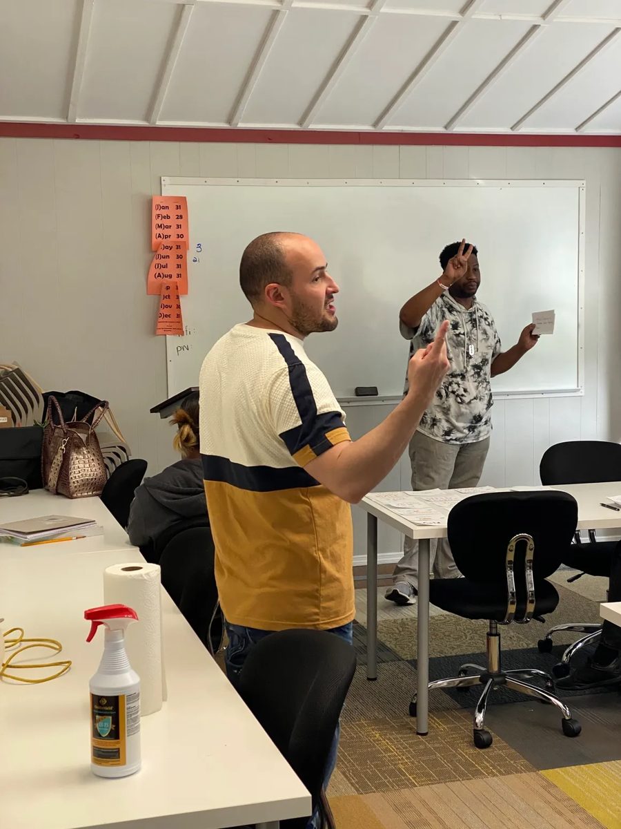 A class activity at First Class Real Estate School