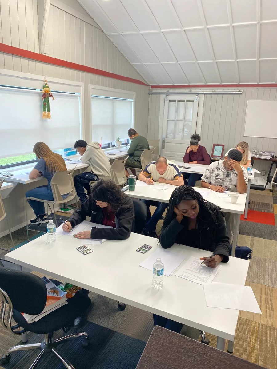A real class in session at First Class Real Estate School, Orange Park FL